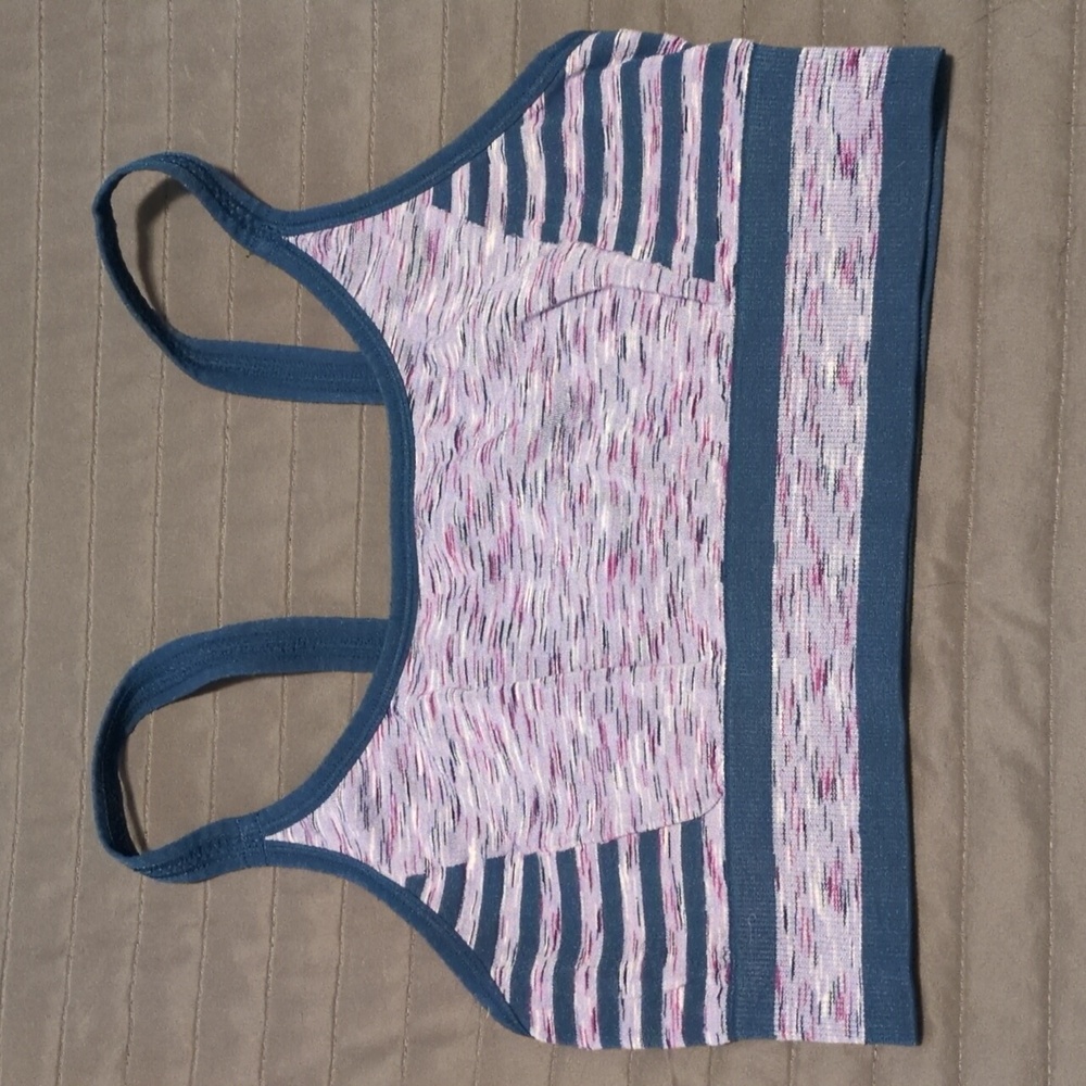 C9 Champion Seamless Scoop Neck Sports Bra Blue/purple M